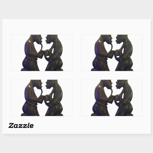 古流おもしろいの幕名は 長方形シール (シート)