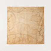 古海賊の宝地図背景，宝物，v タペストリー (正面(横))