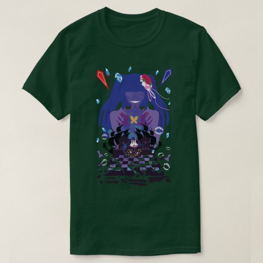 古渡江里香ネガティブ宇宙 Tシャツ (デザイン正面)