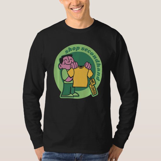 古物店ヒッピー70年代 Tシャツ (正面)