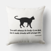 古猫の諺 クッション (裏面)