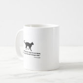 古猫の諺 コーヒーマグカップ (正面左)