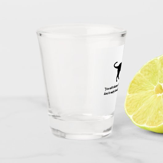 古猫の諺 ショットグラス (左)