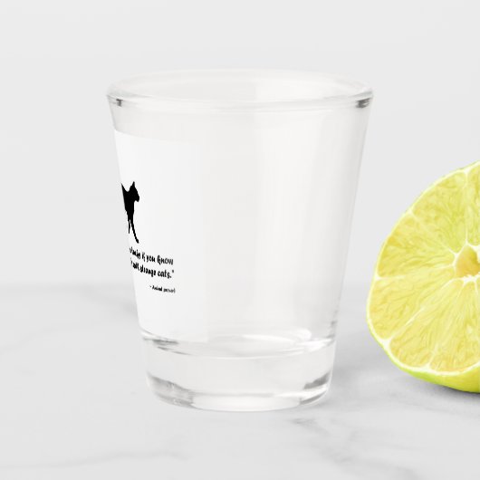 古猫の諺 ショットグラス (右)