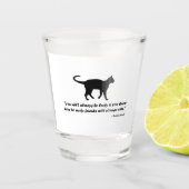 古猫の諺 ショットグラス (正面)