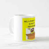 古生物学のギフト コーヒーマグカップ (正面左)