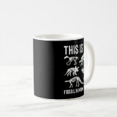 古生物学古生物学Dinoこれは私の化石である コーヒーマグカップ (正面右)