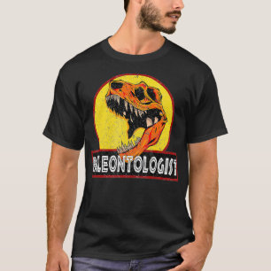古生物学者おもしろいヴィンテージ古生物学の恐竜 Tシャツ