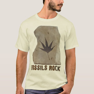 古生物学者および地質学者のための化石の石 Tシャツ
