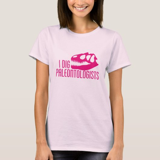 古生物学者が好きです Tシャツ (正面)