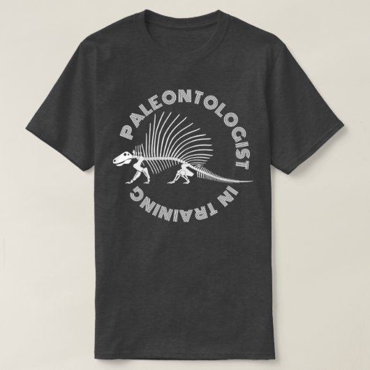 古生物学者によるディメトロドン訓練 Tシャツ (デザイン正面)