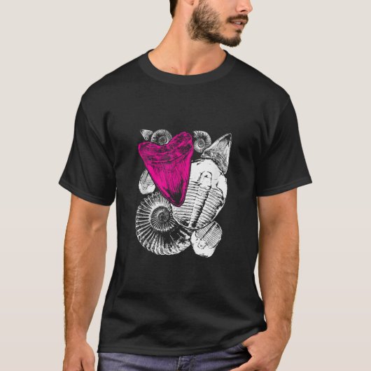 古生物学者の化石ハンター戦車上部 Tシャツ (正面)