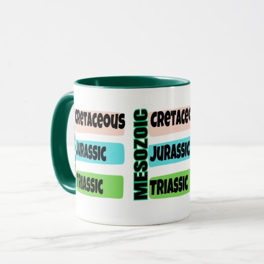 古生物学 マグカップ (正面左)