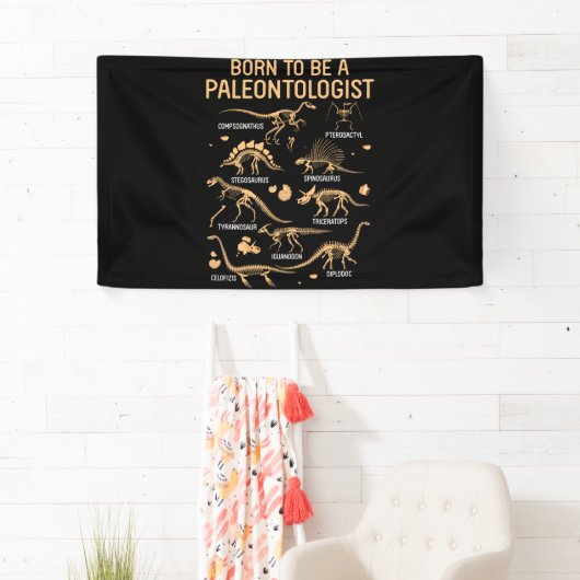 古生生まれ物学者骨格恐竜 横断幕 (インサイチュ)