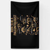 古生生まれ物学者骨格恐竜 横断幕 (縦)