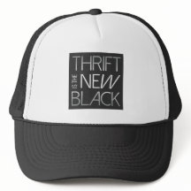 古着は新しいブラックトラッカーズハット