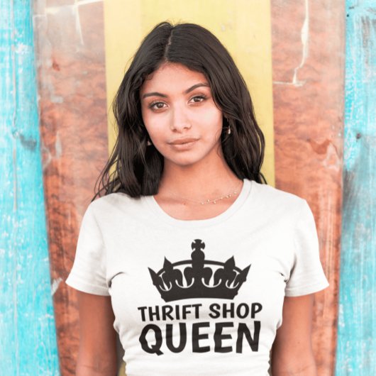 古着屋の女王、女性のための面白いTシャツ Tシャツ