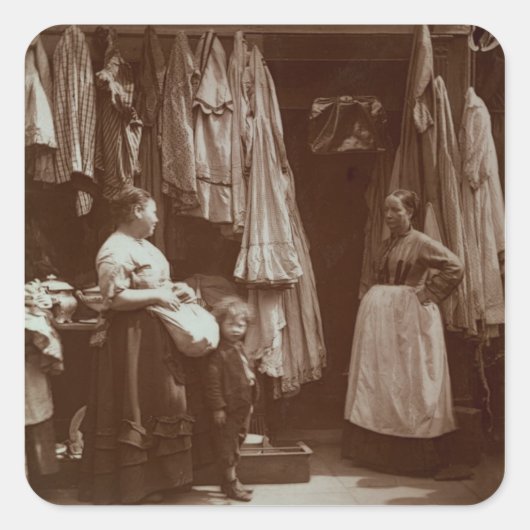 古着屋、7つのダイヤル、'通り李 スクエアシール (正面)