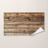 古素朴いオーク材ワゴン板 バスタオルセット (ハンドタオル)