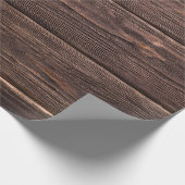 古素朴い木の板 ラッピングペーパー (角)