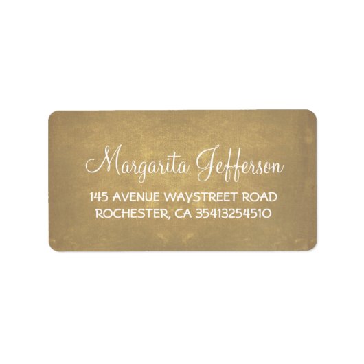 古素朴い結婚 ラベル (正面)