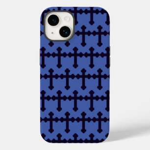 古紫色のキリスト教の十字架 Case-Mate iPhone 14ケース