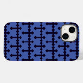 古紫色のキリスト教の十字架 Case-Mate iPhoneケース (裏面 (横))