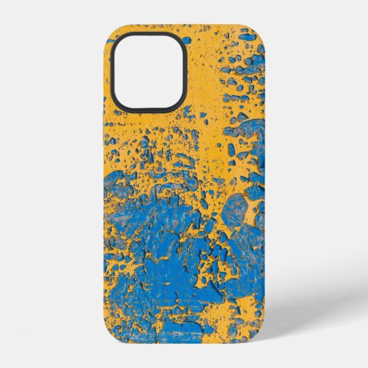古絵を描い壁 – テクスチャ、背景。抽象芸術、 iPhoneケース (裏面)
