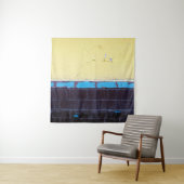 古絵を描い損傷コンクリート壁。テクスチャアブストラ タペストリー (インサイチュ)