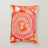  – 古絵画人の手を描伝統的いた。 アクセントクッション (裏面(縦))