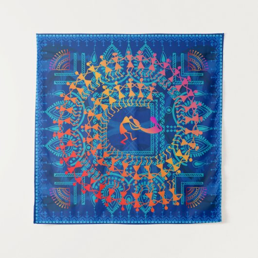 – 古絵画人の手を描伝統的いた。 タペストリー (正面)