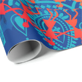  – 古絵画人の手を描伝統的いた。 ラッピングペーパー (ロールコーナー)