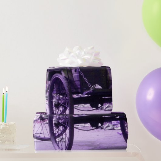 古自転車ラッピング紙 ラッピングペーパー (パーティーギフト)