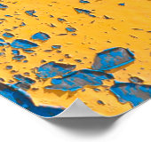 古色彩の鮮やかい壁 – テクスチャ、背景。抽象芸術、 ポスター (角)