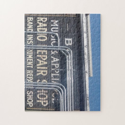 古色彩の鮮やか業標識 ジグソーパズル (縦)