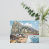 古葉書 – ジブラルタルの岩 ポストカード (スタンド正面)