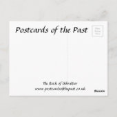 古葉書 – ジブラルタルの岩 ポストカード (裏面)