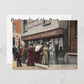 古葉書 – 「旧好奇心店」 ポストカード (正面/裏面)