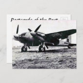 古葉書 – RAF蚊 ポストカード (正面/裏面)