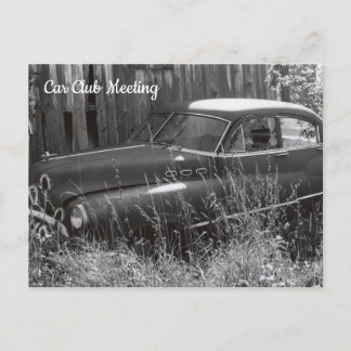 . .古車が野外はがきに捨てられる|過去記事 ポストカード