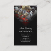 古車のいエンジンの写真/DIYフォント 名刺 (裏面)