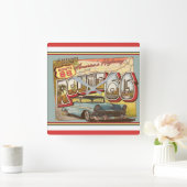 古道66 スクエア壁時計 (ホーム)