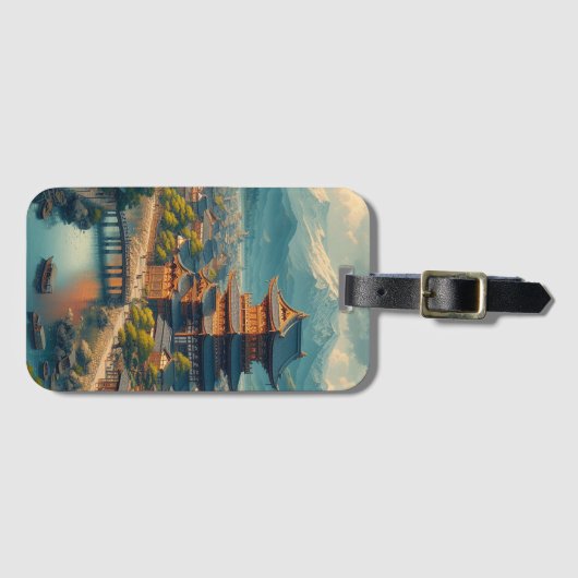 古都奈良 ラゲッジタグ (正面横)