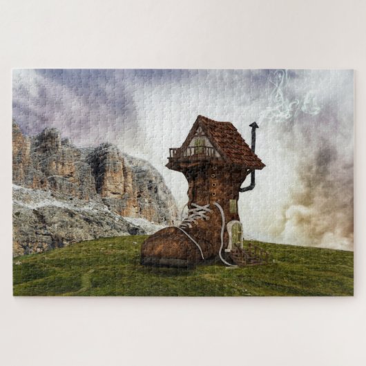 古靴屋パズル ジグソーパズル (横)