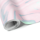 古風なマーブル化抽象デザイン ラッピングペーパー (ロールコーナー)