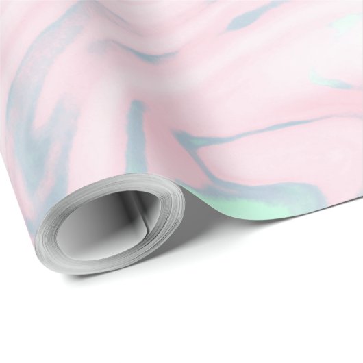 古風なマーブル化抽象デザイン ラッピングペーパー (ロールコーナー)