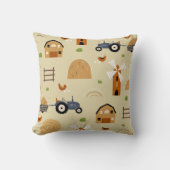 古風な田舎の農地 クッション (正面)