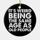 古風変わり人と同じ年 セラミックオーナメント (正面)