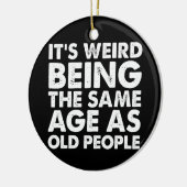 古風変わり人と同じ年 セラミックオーナメント (左)