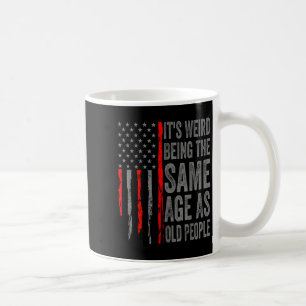 古風変わり老アメリカと同じ年だ コーヒーマグカップ